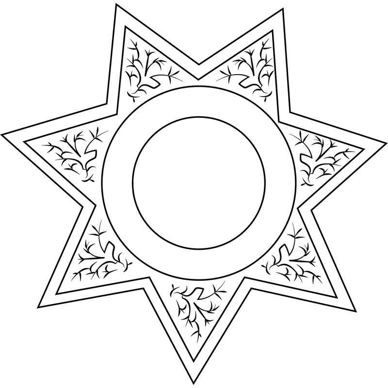 blank badge 9 outline template Black white lime art.jpg