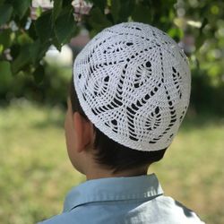 Adults handcrafted sun kufi hat cotton