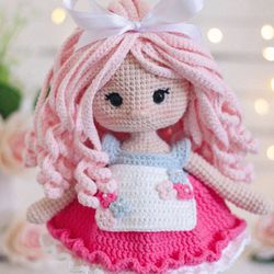 Boneca Rosita: Uma Amiga Encantadora em Amigurumi