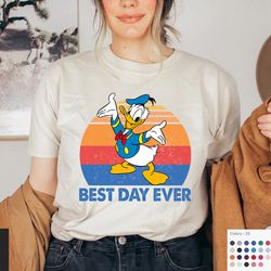 Vintage Best Day Ever Shirt , Donald Duck Shirt, Family Vacation Shirt, Disney Shirts, Disneyland, Walt Disney Shirt