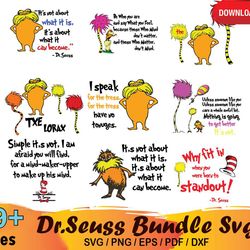 9 lorax trees bundle svg, dr seuss svg, lorax svg