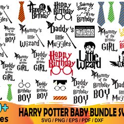 30 harry potter baby bundle, harry potter svg, baby svg, toddler svg