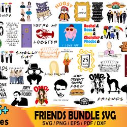 75 friends bundle svg, rachel green svg, monica geller svg