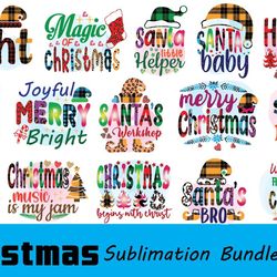 21 designs christmas png bundle, christmas sublimation