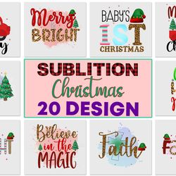 20 designs christmas quote png bundle, christmas plaid png