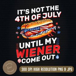 it's not the 4th of july until my wiener comes out png, funny hot dog bbq png, party in the usa png, party in the usa