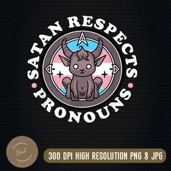 satan respects pronoun png, png high quality, png, digital download