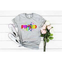 proud shirt, proud rainbow shirt, pride shirt, lgbt, lgbtq beautiful pride outfit, gay shirt, gay pride, pride month shi