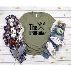the grillfather shirt, dads bbq t-shirt, father's day, grilling dad, grill father, dad shirt, dad gift, father's day gif