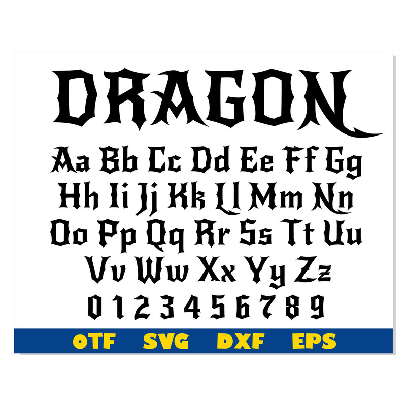 Dragon font ttf svg 111.jpg
