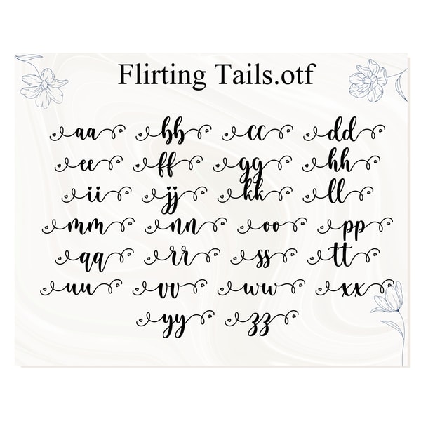 Font with Tails otf, Font with Hearts svg, Valentines Day Fo - Inspire ...