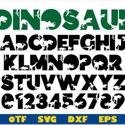 dinosaur font otf, dinosaur font svg cricut, dinosaur birthday svg, dinosaur letters svg cricut, dinosaur cut files