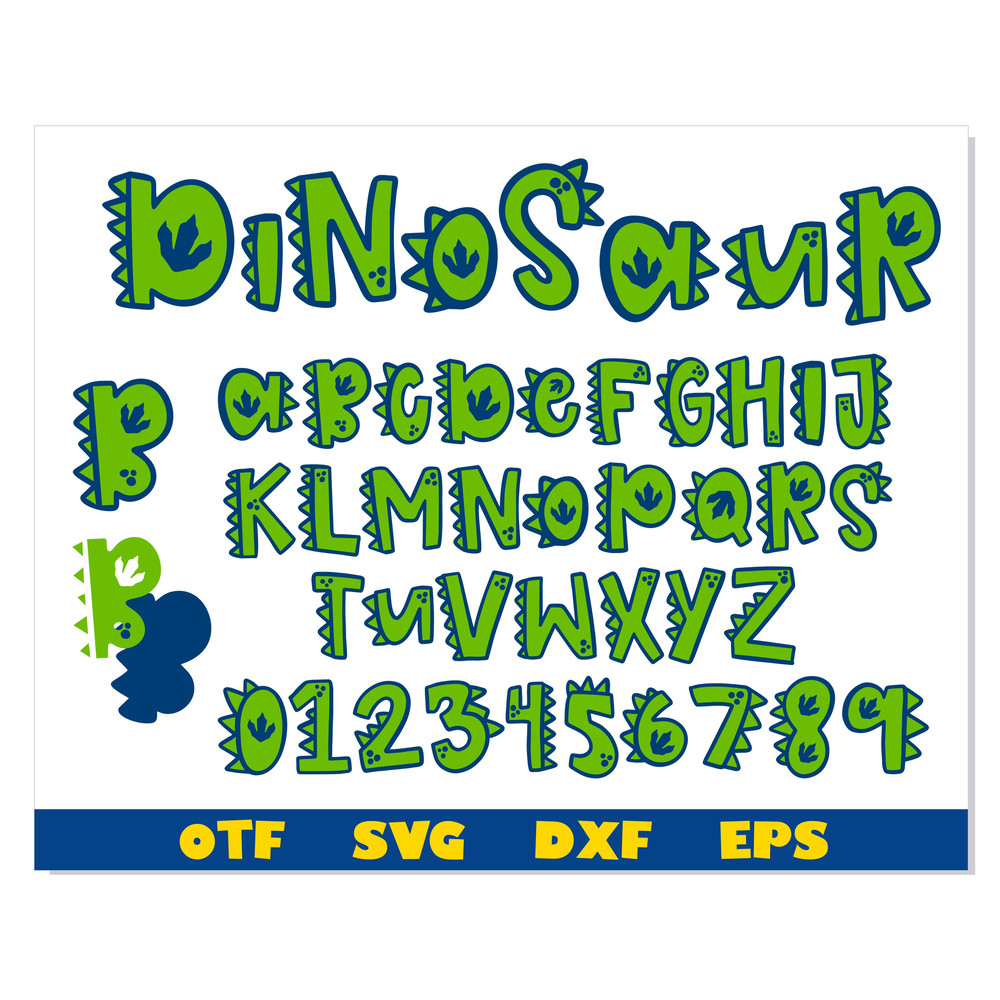 Dinosaur font svg 11.jpg