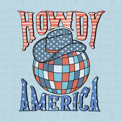 howdy american png, usa png, retro png, american patriotic png, fourth of july t shirt design, sublimation design.