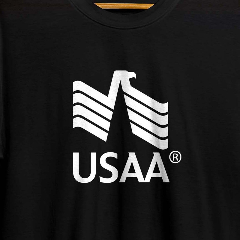 14 USAA Insurance Exclusive Mens Black Shirt Size S - 5XL USA 2.jpg