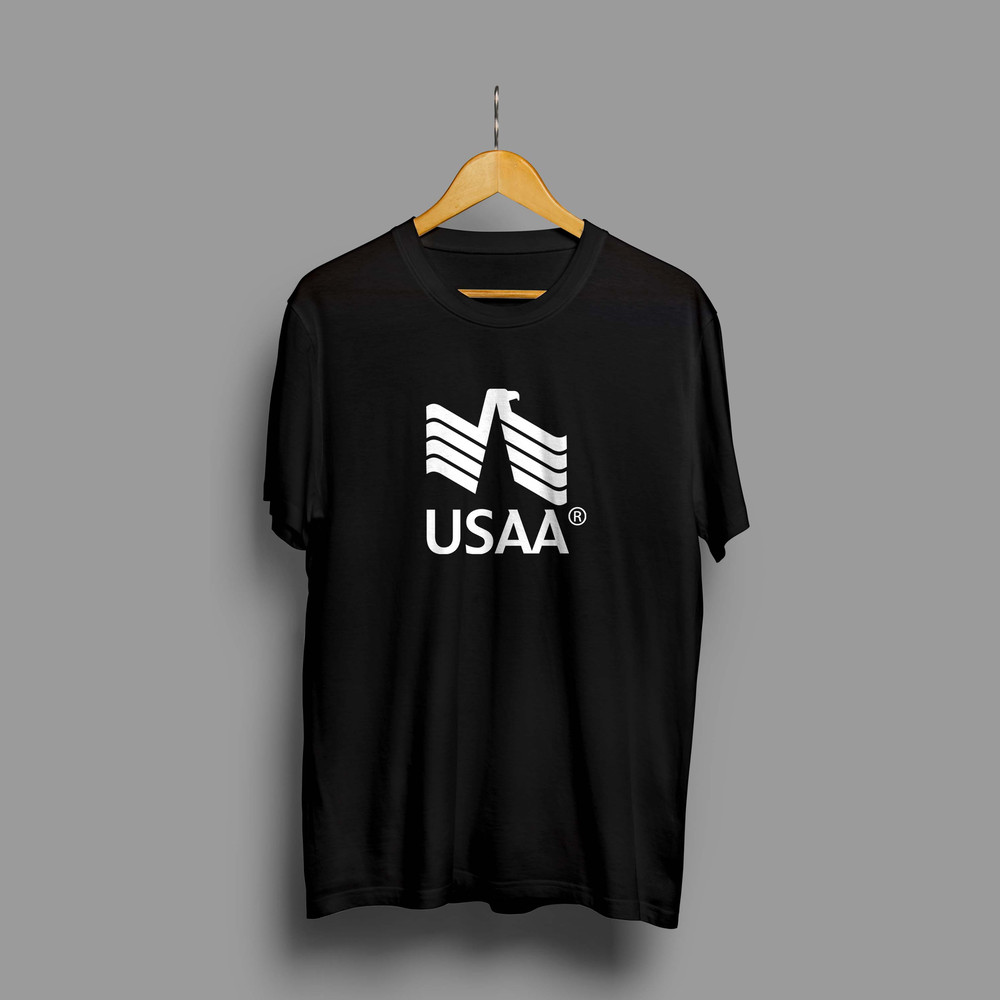 14 USAA Insurance Exclusive Mens Black Shirt Size S - 5XL USA 1.jpg