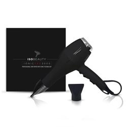 iso beauty the ionic 3000 - 1750w professional ionic blow dryer - black