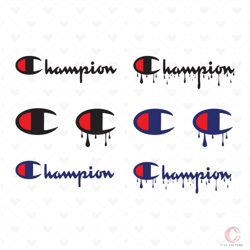 champion logo bundle svg, brand svg, champion svg, champion logo svg, dripping logo svg