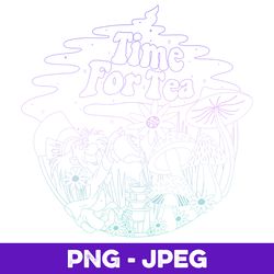 disney alice in wonderland mad hatter time for tea line art v1