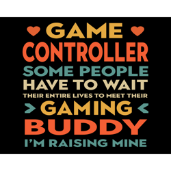 Game Controller Gaming Buddy Svg, Trending Svg, Game Controller Svg, Game Buddy Svg, Funny Gamer Svg, Gamer Svg, Wait En