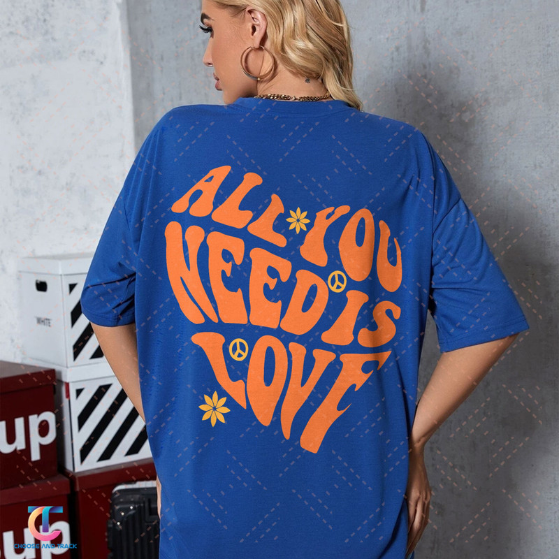 All You Need Is Love Unisex Sweatshirt, Love Yourself Hoodie, Self Love Shirt, Motivational shirt, Love Heart Shirt, Gift for Valentine - 5.jpg