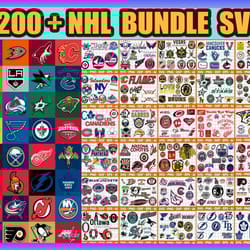 1200 nhl team bundle svg, sport svg, nhl team svg