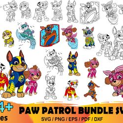 24 paw patrol bundle svg, paw patrol svg, paw patrol clipart, paw patrol svg, paw patrol clipart, dog patrol svg, dog pa
