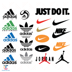 popular sport brands logo bundle svg, trending svg, sport svg, adidas svg, nike svg, jordan svg, sport brands svg,