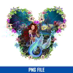 pincess mermaid mickey png, the little mermaid png, little mermaid png, pincess disney png, halle bailey png, lm29052309