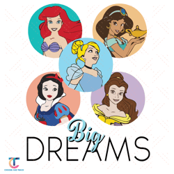 disney princess big dreams sparkle svg, trending svg, disney princess svg, big dreams svg, princess svg, disney svg