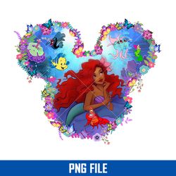 pincess mermaid mickey png, the little mermaid png, little mermaid png, pincess disney png, halle bailey png, lm29052311