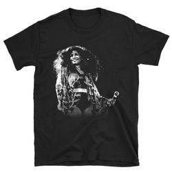 black and white jazz music chaka khan perform shirt, chaka khan t shirt, chaka khan shirt, 70s singer chaka khan shirt