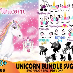 unicorn bundle svg, unicorn svg, unicorn mandala svg