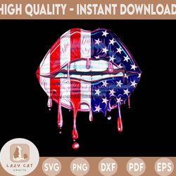 american flag lips png,patriot lips png,sexy dripping lips,biting lip,4th of july lips,independence day,patriotic day