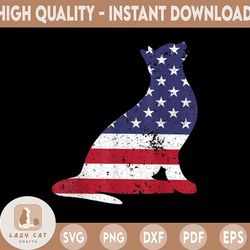 4th of july png, cat png, american cat png, star png, flag png, america png, patriot png