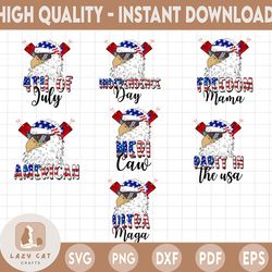7 merica mullet eagle png, american eagle png bundle, merica eagle png, 4th of july png, american eagle flag png