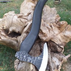 hand made viking throwing axe , ragnar mini bearded axe, norse axe, celtic axe, gift for men, medieval axe for hunting.