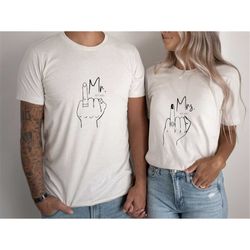 mr & mrs bride groom hoodie, bride wedding sweatshirt, bride groom gift, bridal shower gift, husband and wife gift, coup