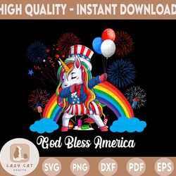 patriotic dabbing unicorn, happy 4th of july kid, patriotic american girl, american unicorn girl, independence day gift