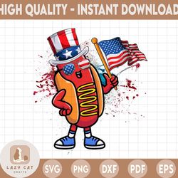 4th of july hot dog png sublimation design, usa flag hot dogpng, usa flag png,4th of july design png american flag png