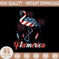 4th of july flamingo fa'cia png, american flag flamerica, american flamingo, patriotic flamingo, independence