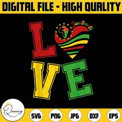 love juneteenth png sublimation black history blm african american juneteenth flag black girl women png design digital d