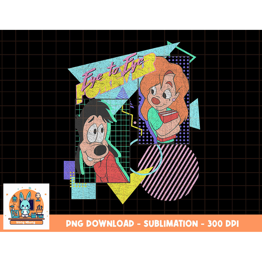 Disney A Goofy Movie Max & Roxanne Eye To Eye Forever png, sublimation, digital download.jpg