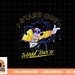 disney a goofy movie powerline stand out world tour  95 png, sublimation, digital download