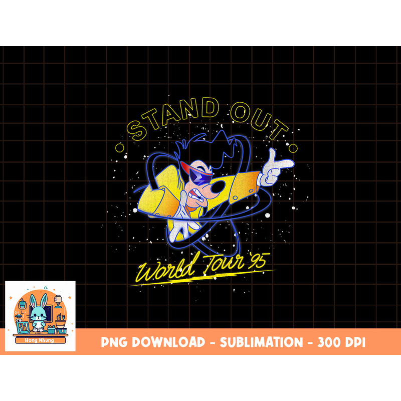 Disney A Goofy Movie Powerline Stand Out World Tour 95 png, sublimation, digital download.jpg