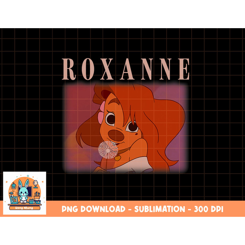 Disney A Goofy Movie Roxanne Portrait png, sublimation, digital download.jpg