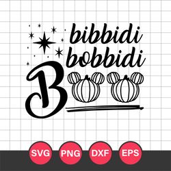 Bibbidi Bobbidi Boo Pumpkin Halloween Svg, Halloween Svg, Png Dxf  Eps Digital File
