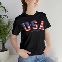 america usa shirt, america 1776 tshirt, retro 4th july shirts, patriotic shirt, july 4th shirt, usa stars shirt, usa 177