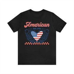 america usa shirt, america 1776 tshirt, retro 4th july shirts, patriotic shirt, july 4th shirt, usa stars shirt, heart t