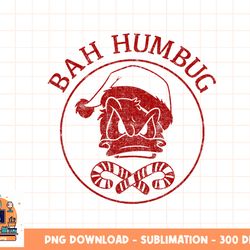 disney donald duck bah humbug christmas portrait png, sublimation, digital download